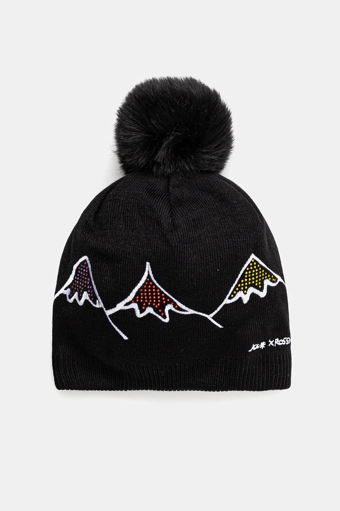 Rossignol czapka Strassi x JCC aplikacja czarny RLNWH06