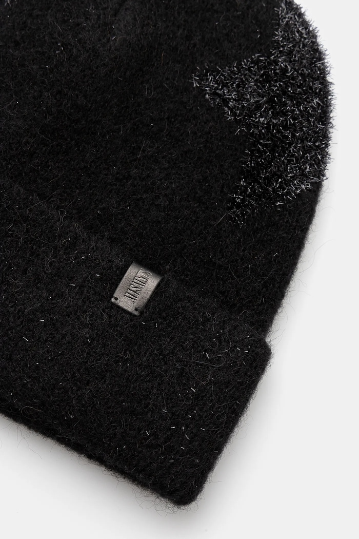 Čepice z vlněné směsi AllSaints AS101574 černá AW24