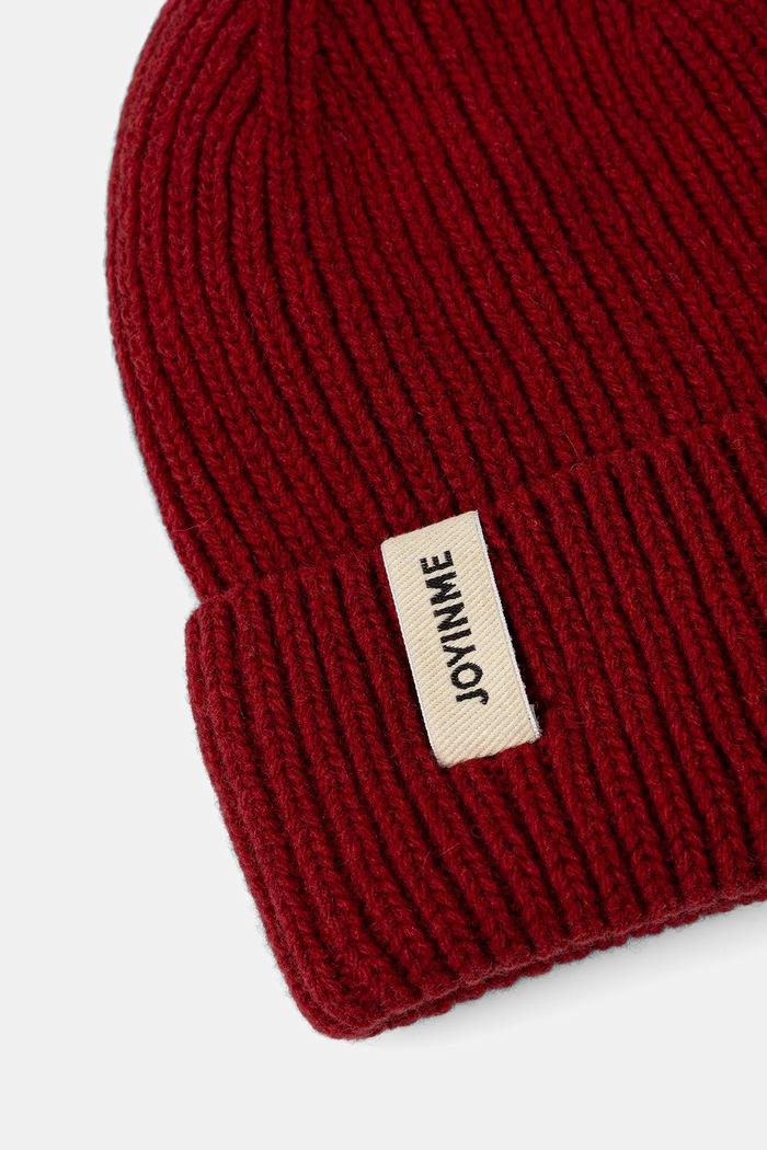 Vlněná čepice JOYINME Warm Thoughts Warm.Thoughts burgundské AW25