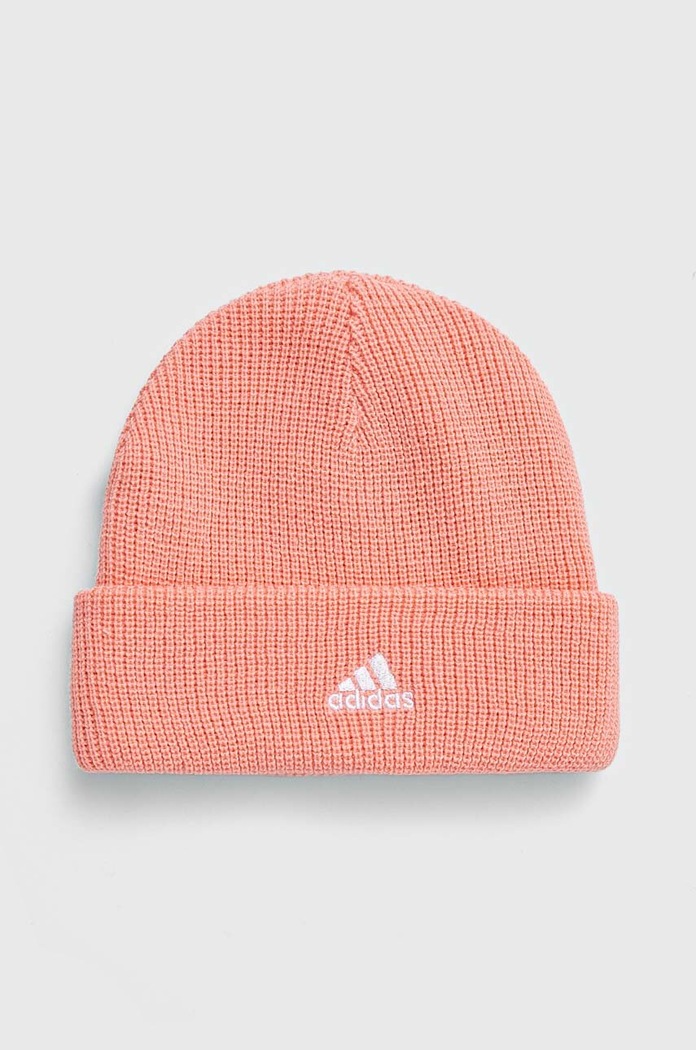 Detská čiapka adidas Performance LK BEANIE stredne hrubá ružová IY7846
