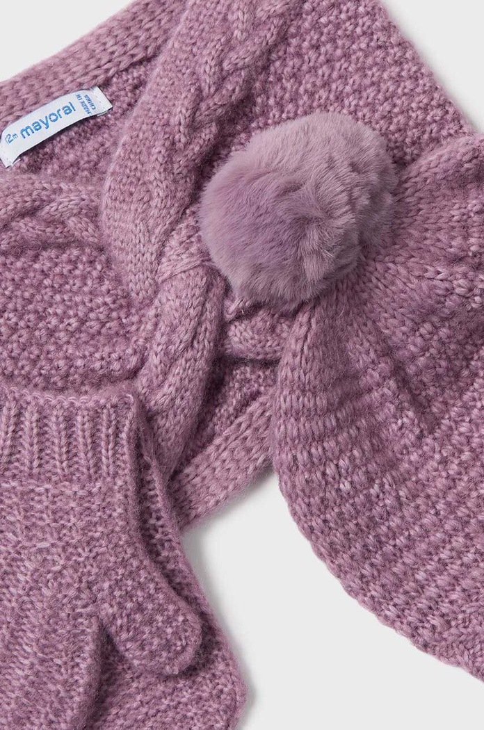 Mayoral compleu bebe 10769.4G.Czapkakom.9BYH violet AW24
