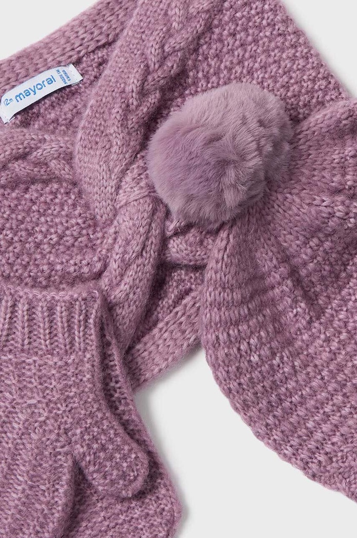 Mayoral compleu bebe 10769.4G.Czapkakom.9BYH violet AW24