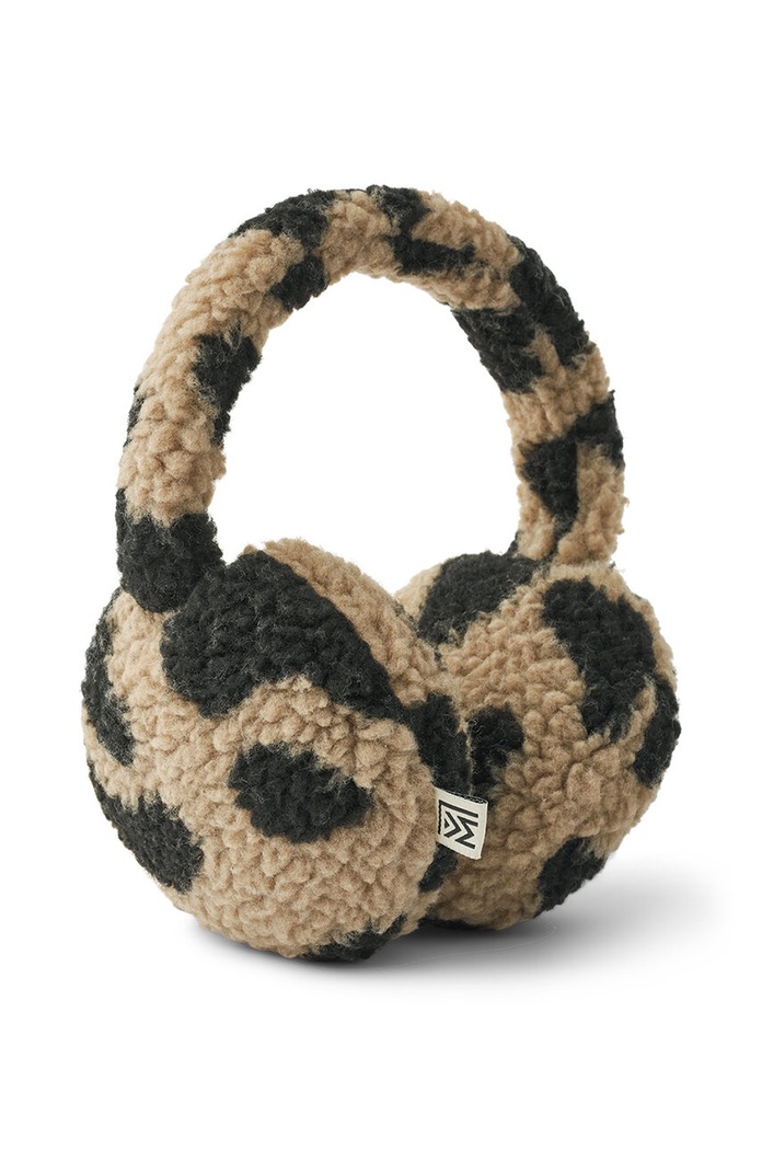 Detské chrániče na uši Liewood Albero Pile Earwarmers LW19211 čierna AW24