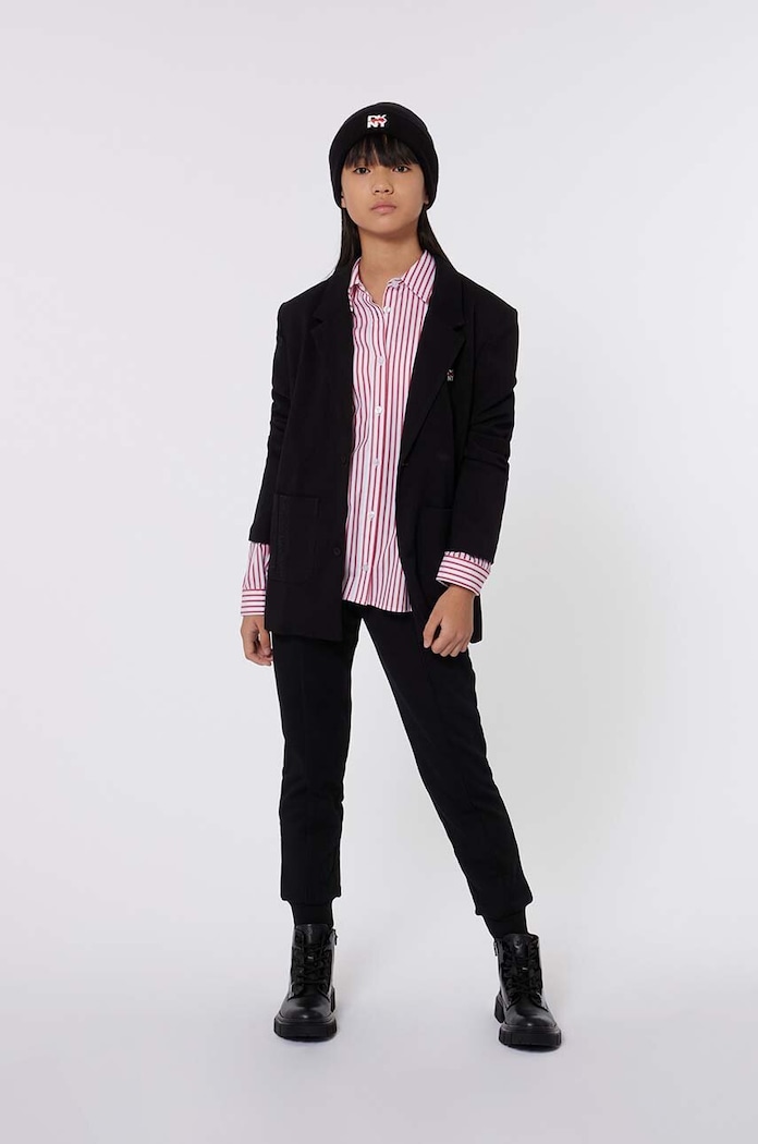Dječja kapa Dkny D61012. crna