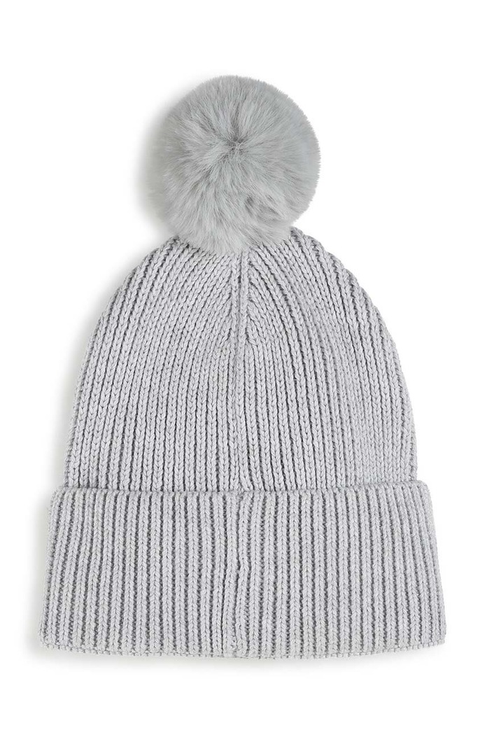 Michael Kors czapka z domieszką wełny dziecięca R30223. szary AW24