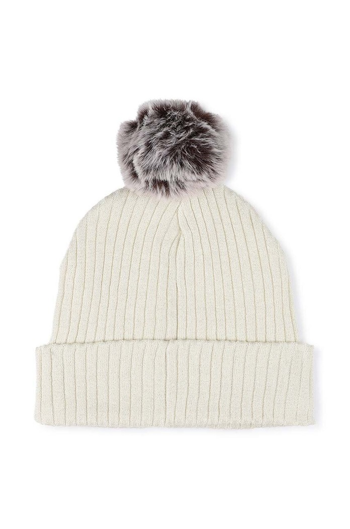 Dětská čepice s příměsí vlny Michael Kors R30229. zlatá AW24