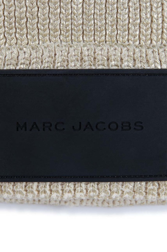 Dziewczynka Marc Jacobs czapka bawełniana dziecięca W60379. złoty