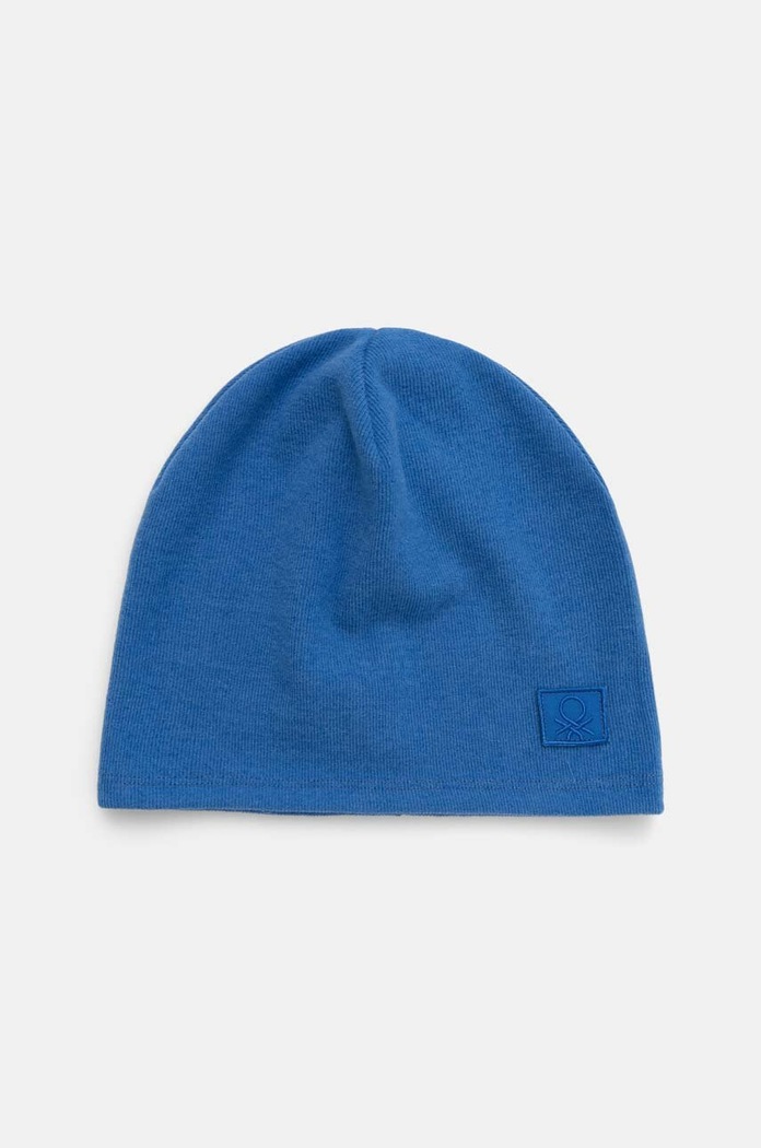 United Colors of Benetton czapka dziecięca aplikacja niebieski 68F8CA026.G.Seasonal