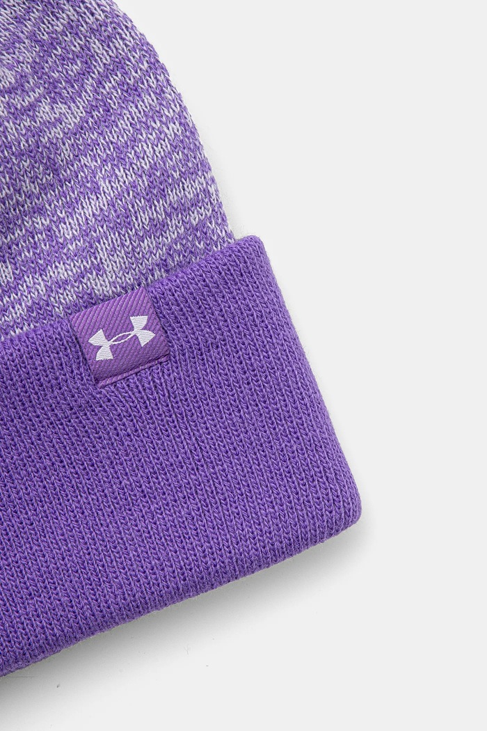 Čepice a dětské rukavice Under Armour G Beanie 1386642 fialová AW24