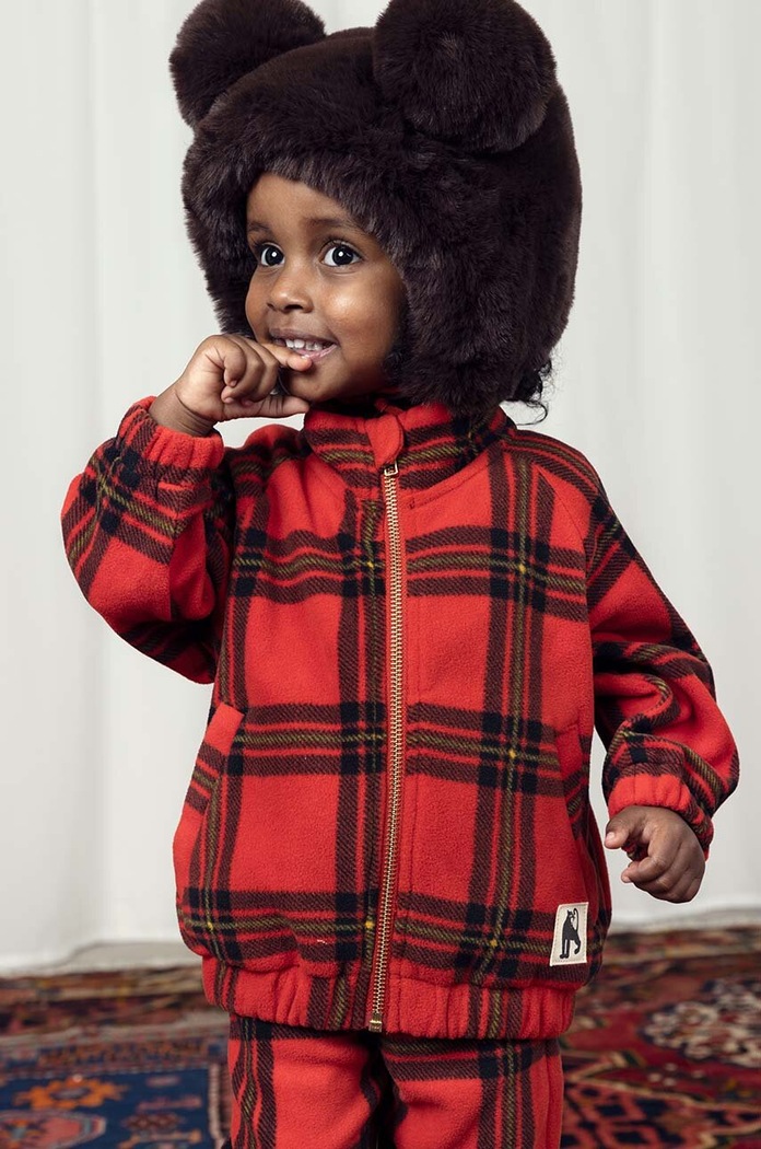Mini Rodini czapka dziecięca 2476510816 brązowy