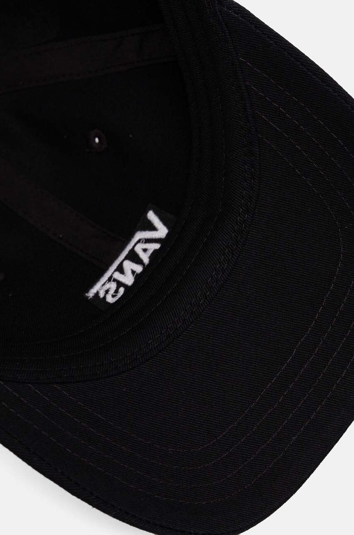 Dětská bavlněná kšiltovka Vans Court Side Curved Bill Jockey černá VN000J4UBLK1
