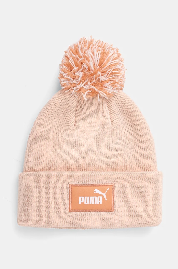 Dětská čepice Puma FC Pom-Pom- Beanie tenká růžová 255410