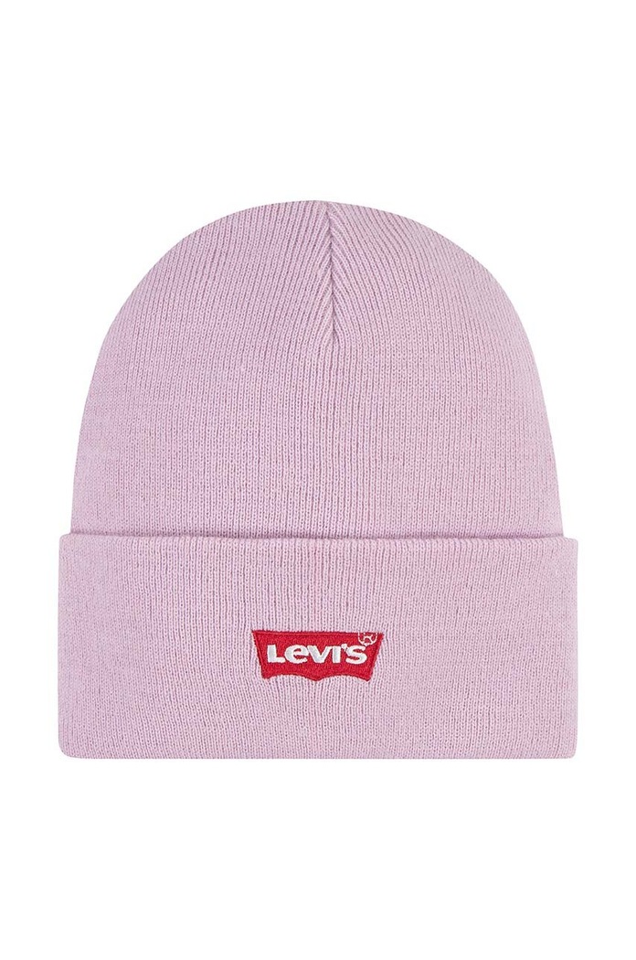 Levi's caciula copii LAN LEVI'S CORE BATWING BEANIE uni roz 9A8620