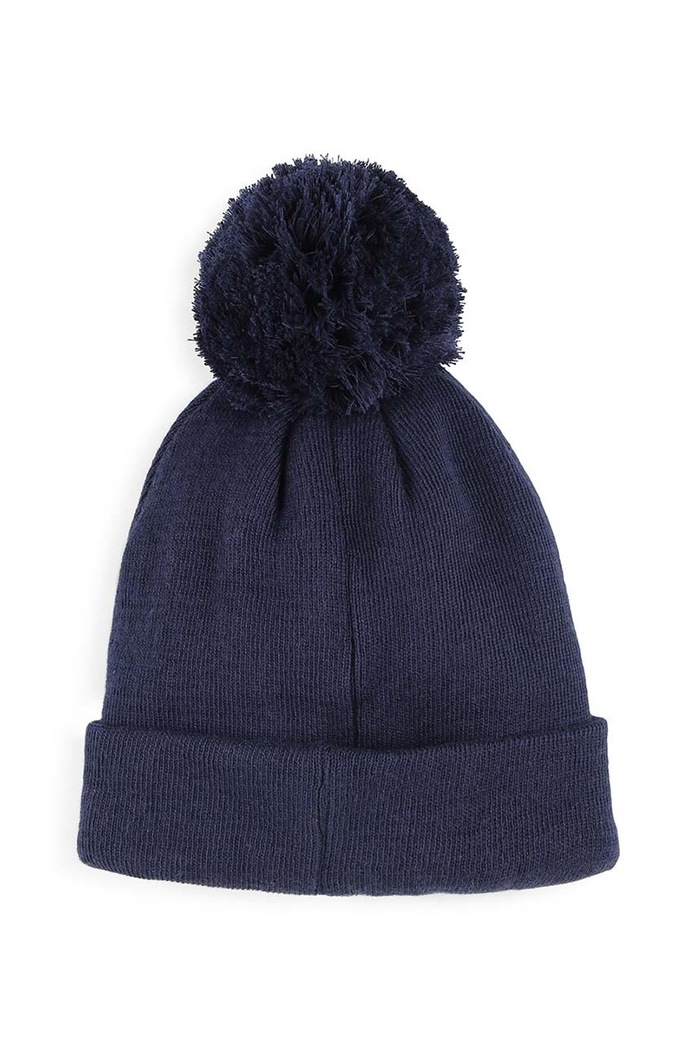 Čepice s příměsí kašmíru pro děti Kenzo Kids K60608.52.54 námořnická modř AW24