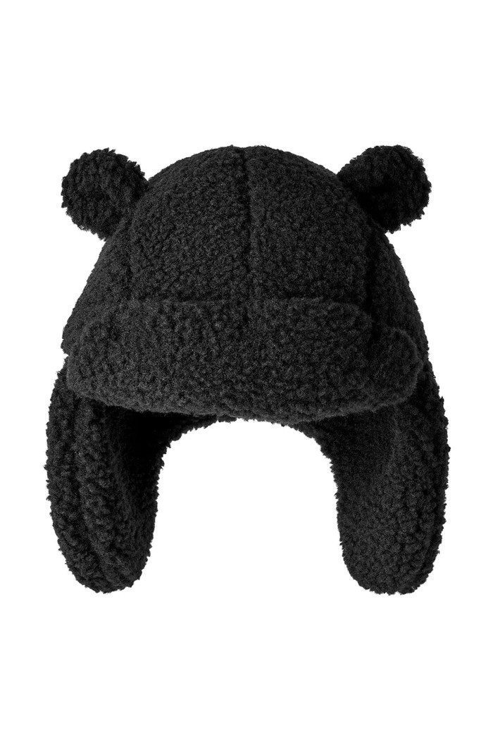 UGG Ουσάνκα παιδική FLUFF TRAPPER μαύρο 101500