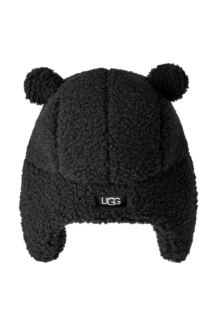 Αγορίστικα UGG Ουσάνκα παιδική FLUFF TRAPPER 101500 μαύρο