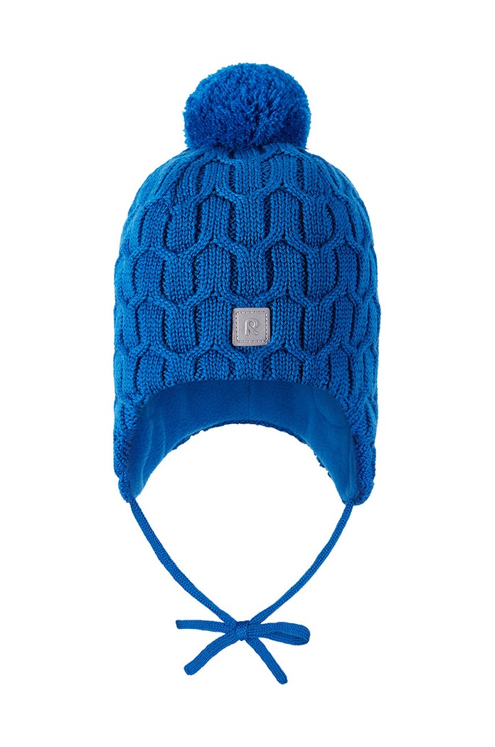 Детская хлопковая шапочка Reima Nunavut 5300065B.9BYH голубой AW24