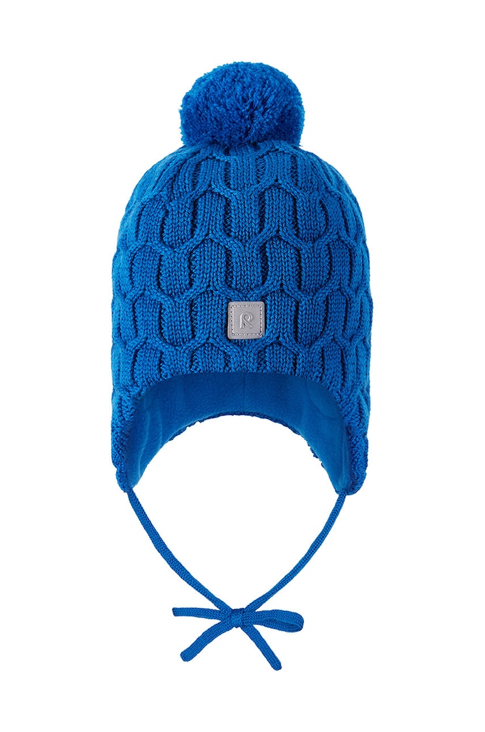 Детская хлопковая шапочка Reima Nunavut 5300065B.9BYH голубой AW24