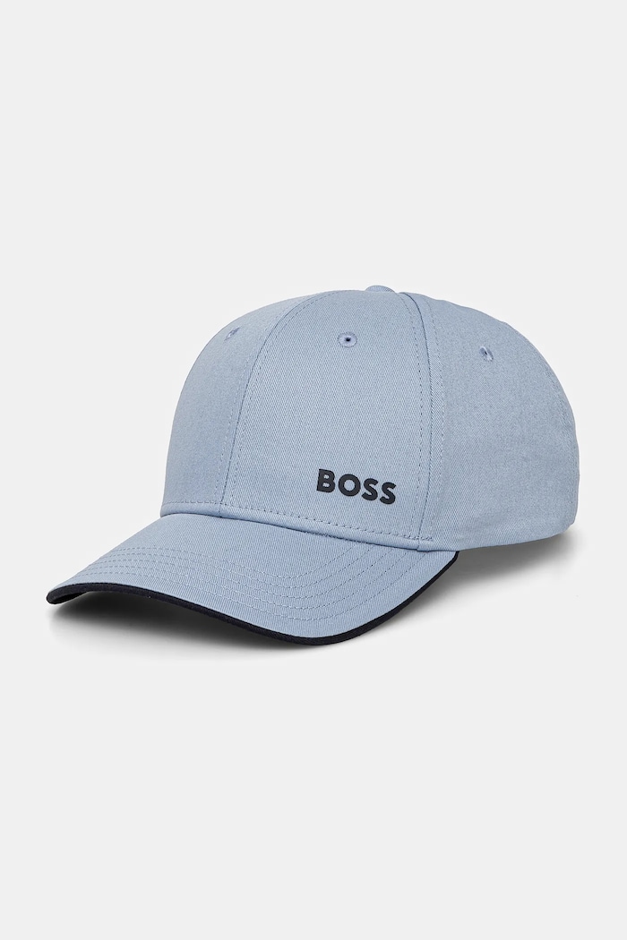 BOSS Green Șapcă pentru bărbați din bumbac Cap-Bold albastru 50519219