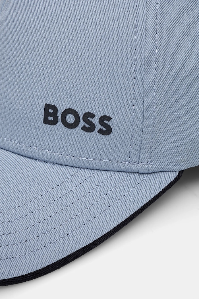 BOSS Green Șapcă pentru bărbați din bumbac Cap-Bold 50519219 albastru SS26
