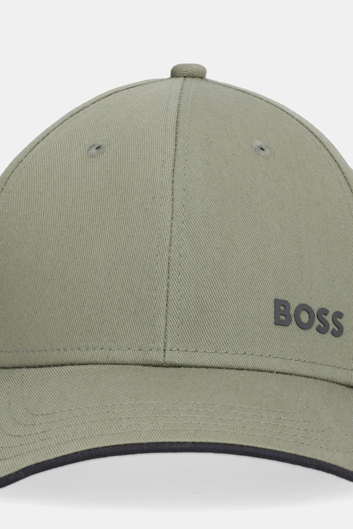 BOSS Green șapcă pentru bărbați de bumbac Cap-Bold 50519219 verde SS26