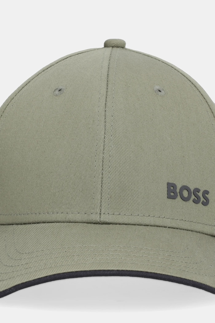 BOSS Green șapcă pentru bărbați de bumbac Cap-Bold 50519219 verde SS26