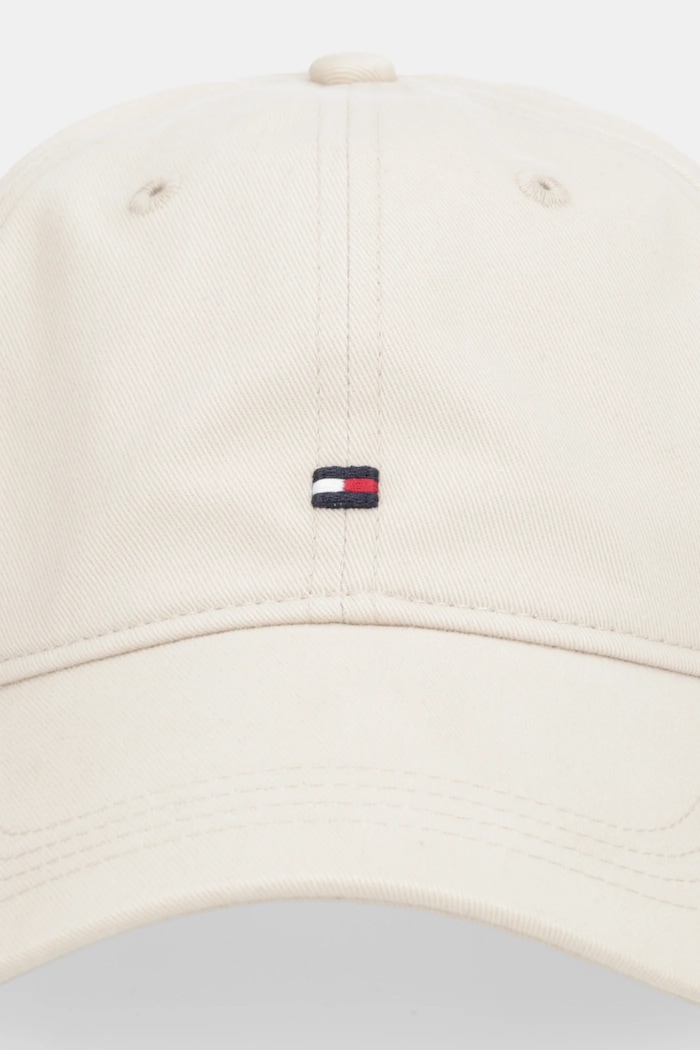 Tommy Hilfiger czapka z daszkiem bawełniana AM0AM12531 beżowy AW25