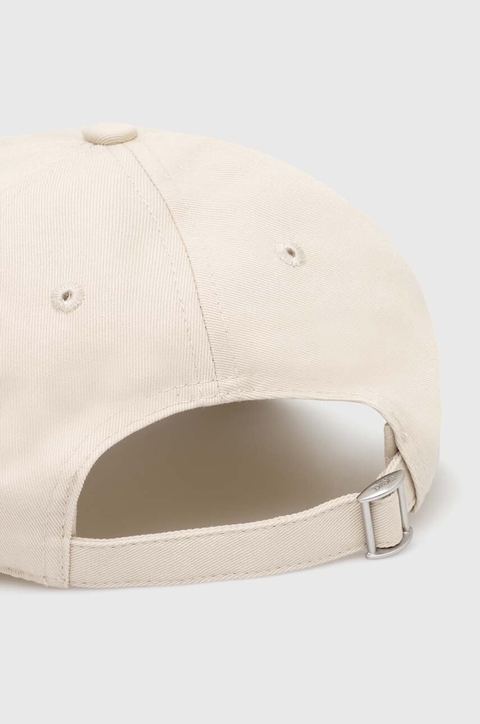 Akcesoria Drôle de Monsieur czapka z daszkiem bawełniana La Casquette Slogan PERM.CP151.CO138.MT beżowy