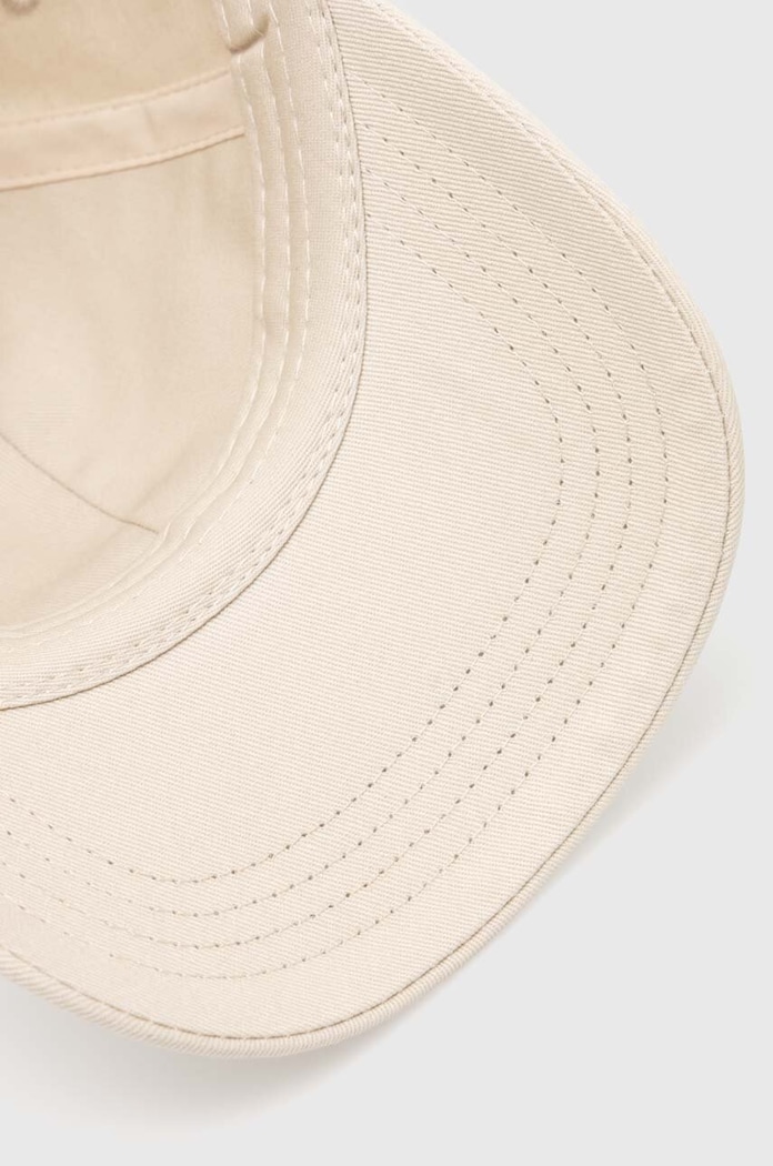 Drôle de Monsieur czapka z daszkiem bawełniana La Casquette Slogan beżowy PERM.CP151.CO138.MT
