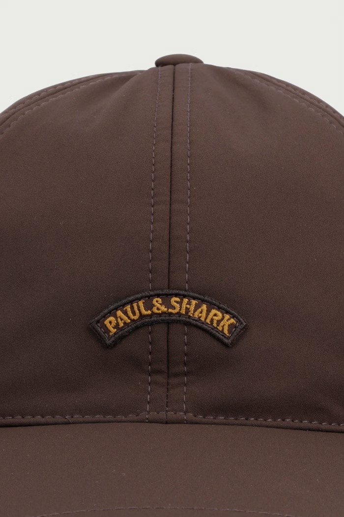 Paul&Shark czapka z daszkiem męska 14317105 brązowy AW25