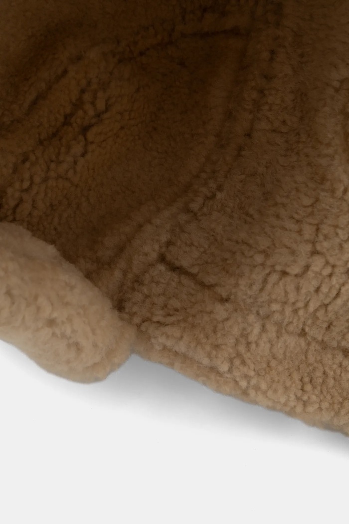 The Kooples czapka wełniana brązowy AMHA29030K