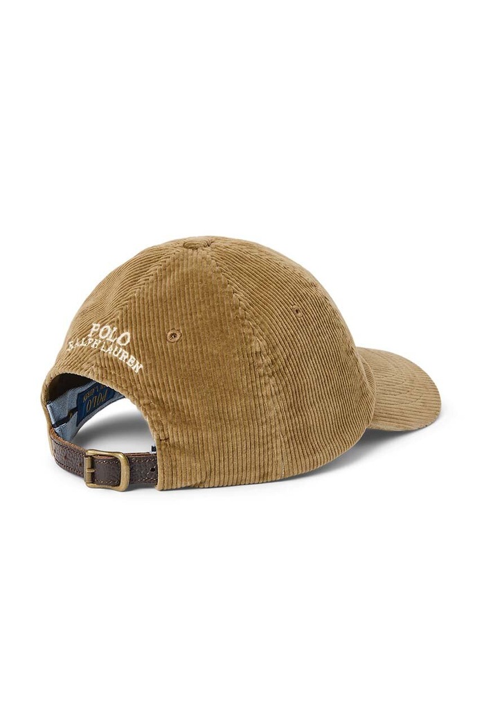 Βαμβακερό καπέλο του μπέιζμπολ Polo Ralph Lauren 710847175 μπεζ AW25