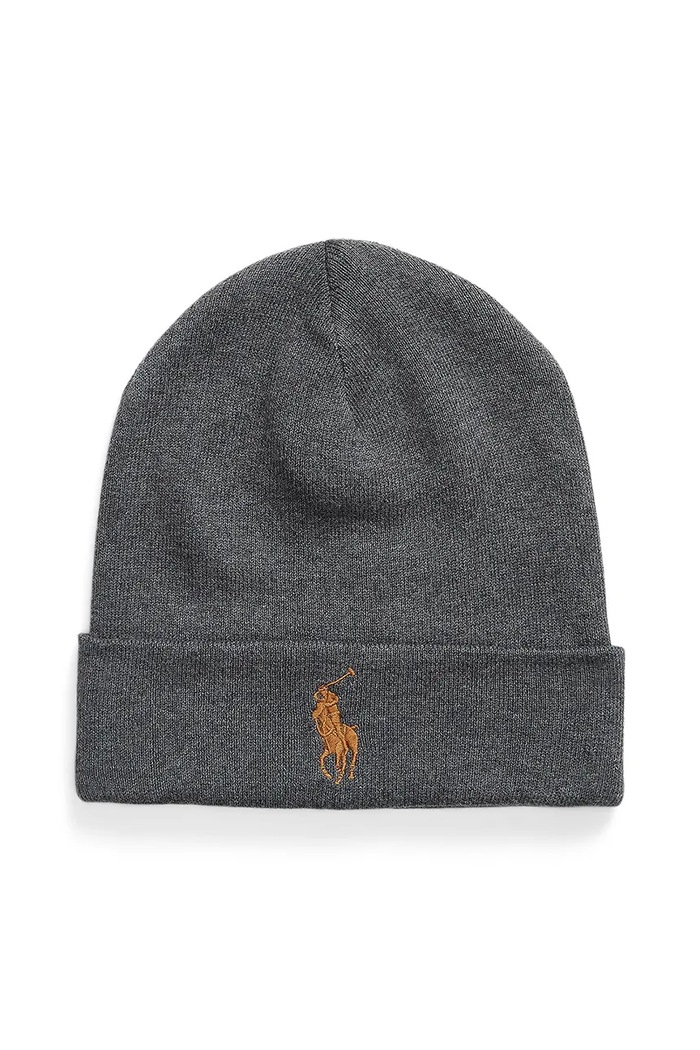 Polo Ralph Lauren czapka bawełniana bawełna brązowy 710886138