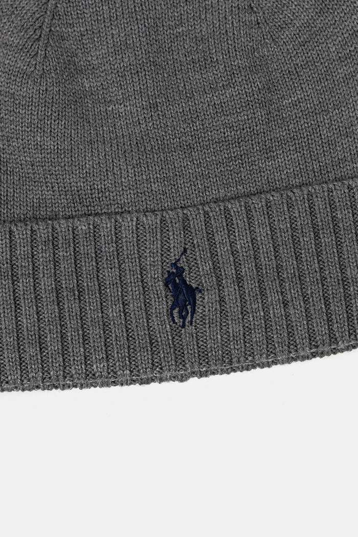 Polo Ralph Lauren czapka i szalik wełniany 710951146 szary