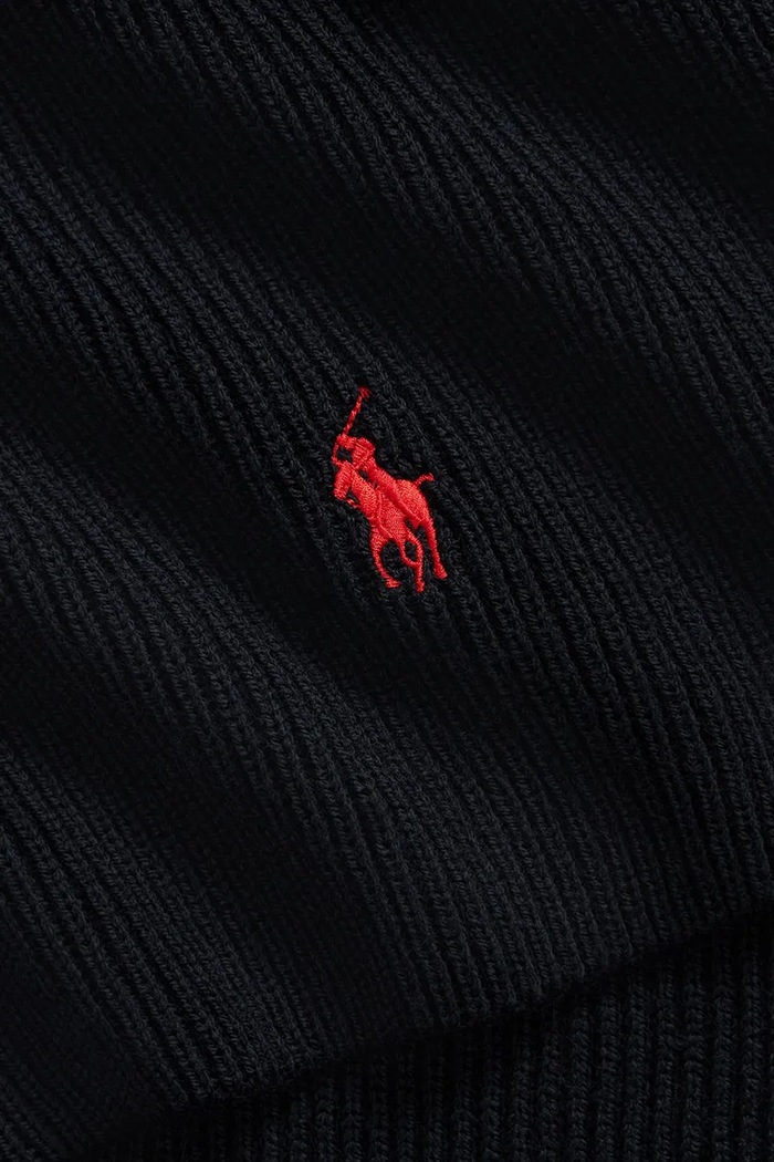 Polo Ralph Lauren Czapka i szalik męskie wełniane czarny 710951146