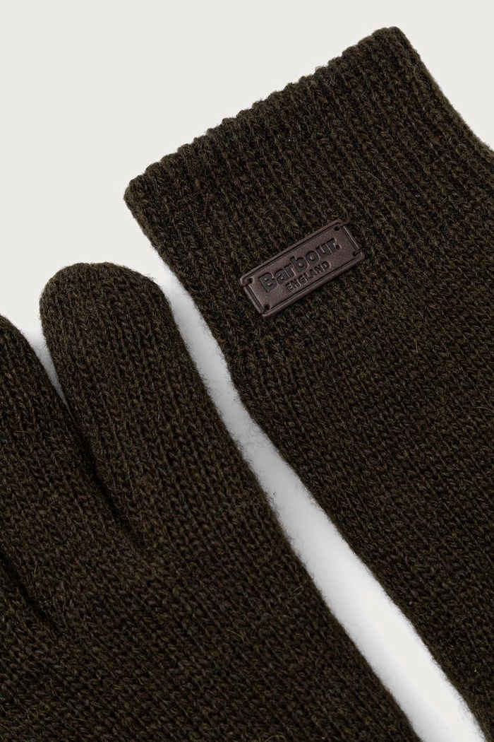 Komplet damski z wełny Barbour MGS0091 zielony