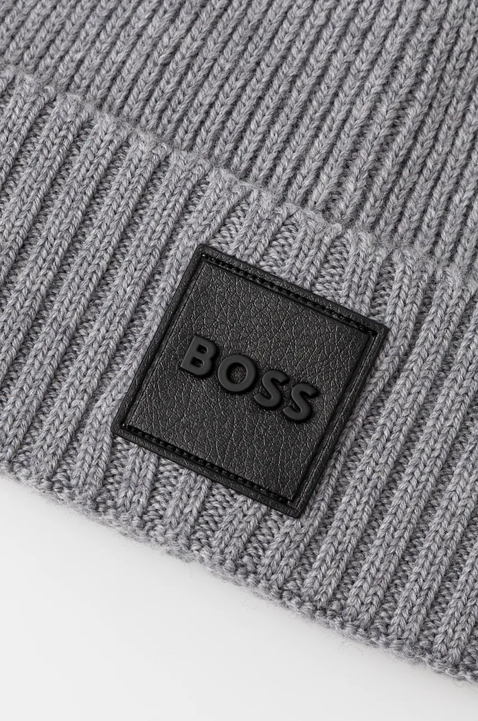 Kiegészítők BOSS gyapjú sapka 50522426 szürke