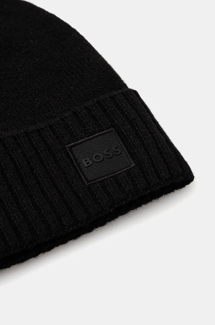 Doplnky Vlnená čiapka Boss Orange Akaio_R_Hat 50522447 čierna