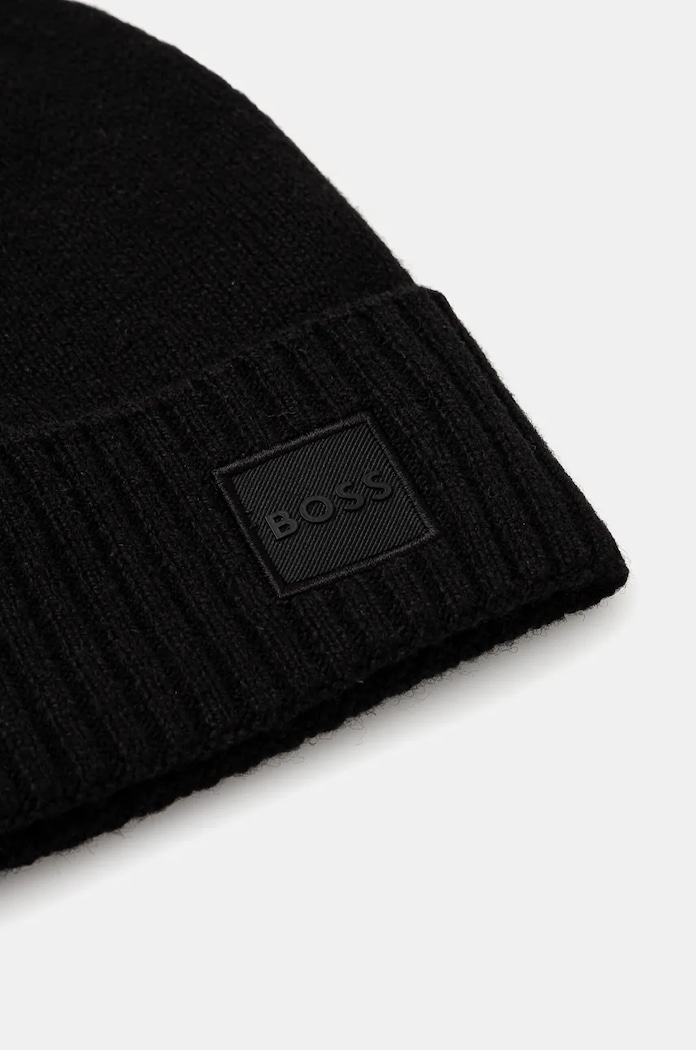 Doplnky Vlnená čiapka Boss Orange Akaio_R_Hat 50522447 čierna