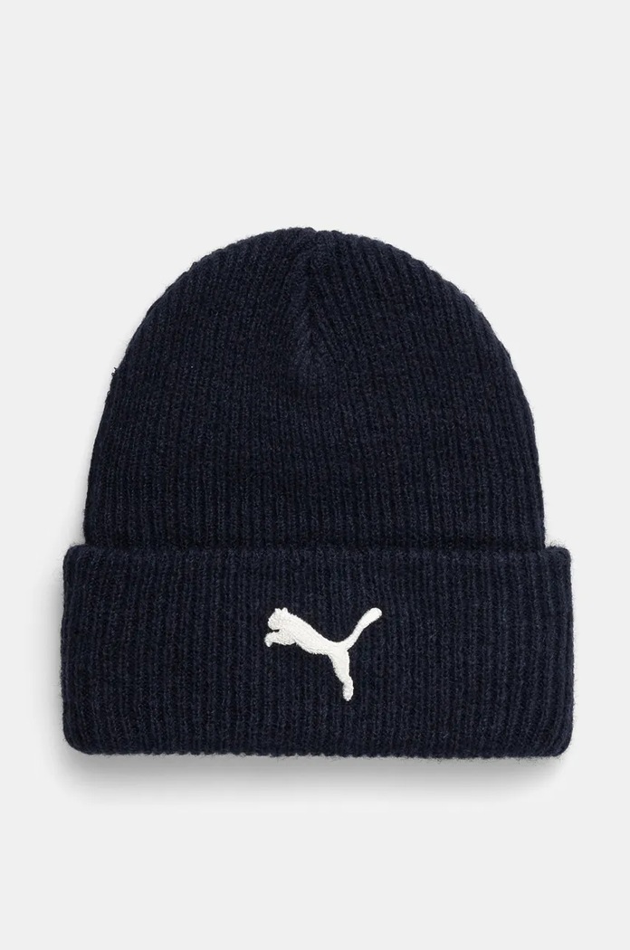Шапка с вълна Puma с вълна тъмносин 25495