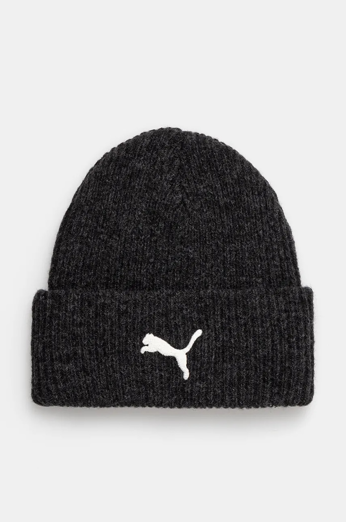 Kapa s primesjo volne Puma Debela črna 25495