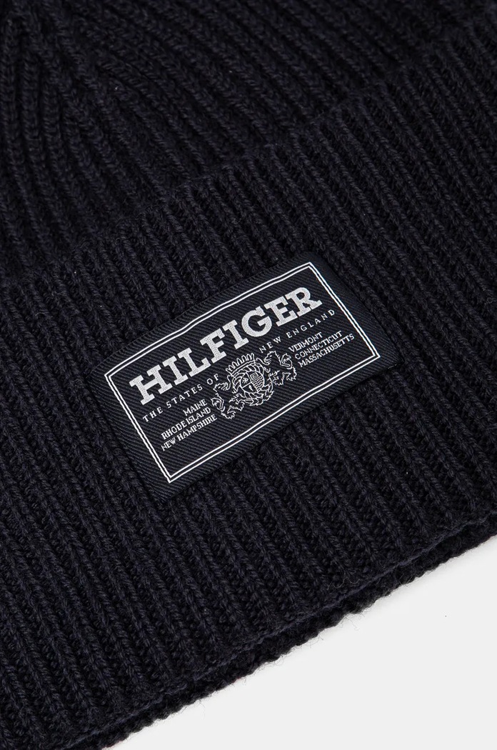 Аксесоари Вълнена шапка Tommy Hilfiger AM0AM12889 тъмносин