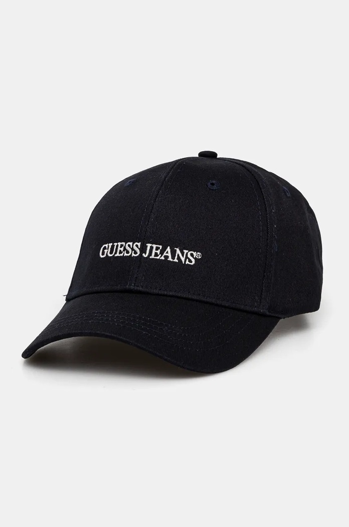 Pamučna kapa sa šiltom Guess Jeans pamuk mornarsko plava M4BZ26.WF8V1