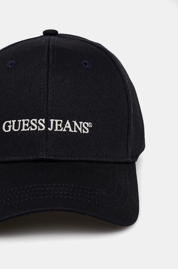 Pamučna kapa sa šiltom Guess Jeans M4BZ26.WF8V1 mornarsko plava SS25