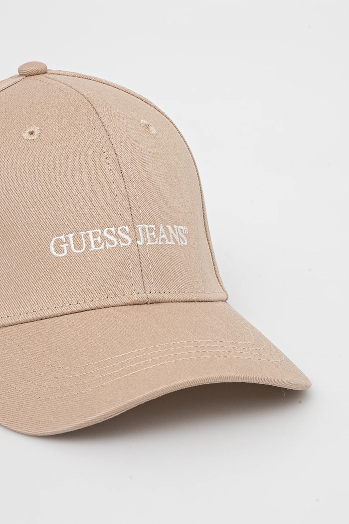 Bavlnená šiltovka Guess Jeans M4BZ26.WF8V1 béžová SS25
