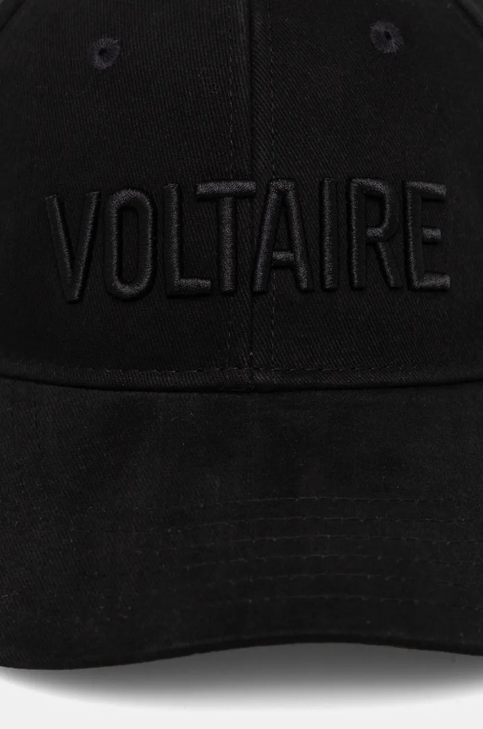 Doplňky Zadig&Voltaire Bavlněná baseballová čepice ZADIG&VOLTAIRE OMHT00001 černá