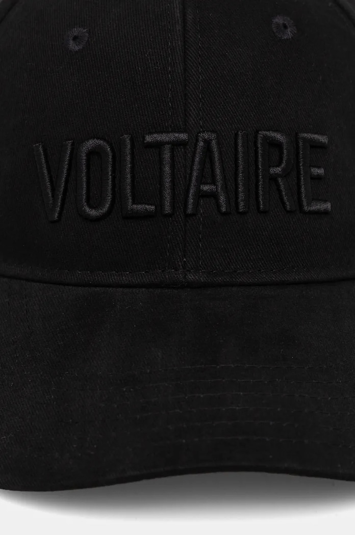 Doplňky Zadig&Voltaire Bavlněná baseballová čepice ZADIG&VOLTAIRE OMHT00001 černá