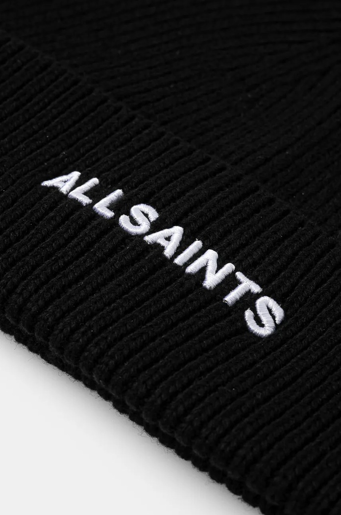 Doplňky Čepice z vlněné směsi AllSaints 29AS200824 černá