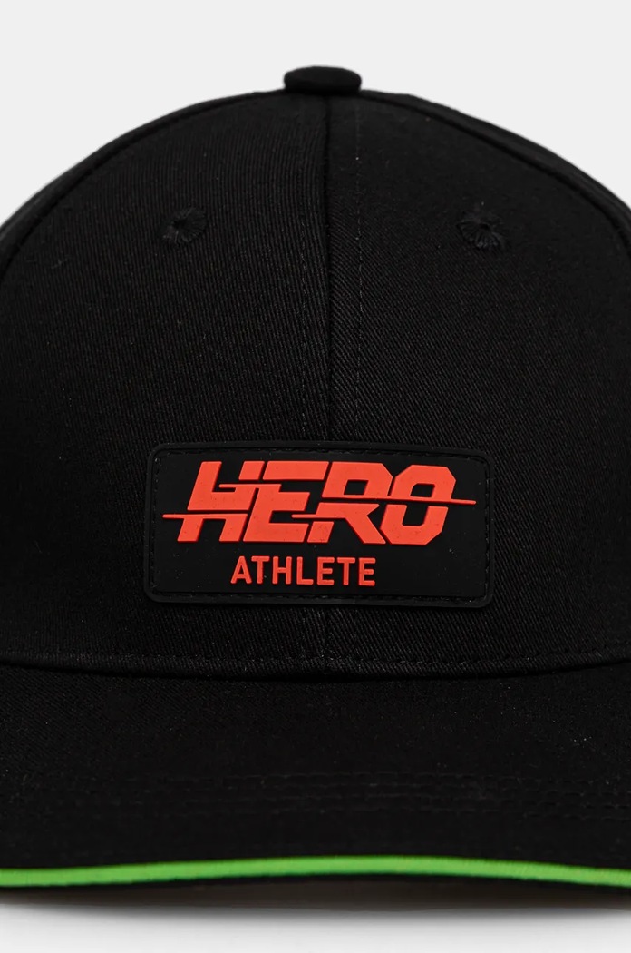 Rossignol czapka z daszkiem Hero aplikacja czarny RLNMH07