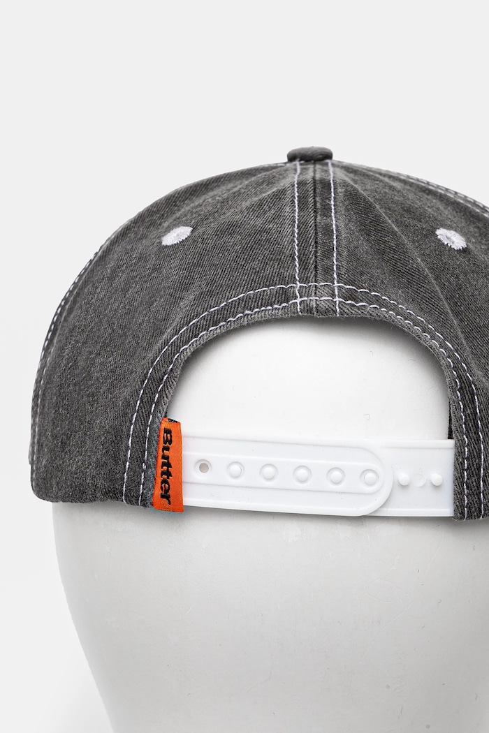 Akcesoria Butter Goods czapka z daszkiem bawełniana Jive Pinch Front Cap BG243803 czarny